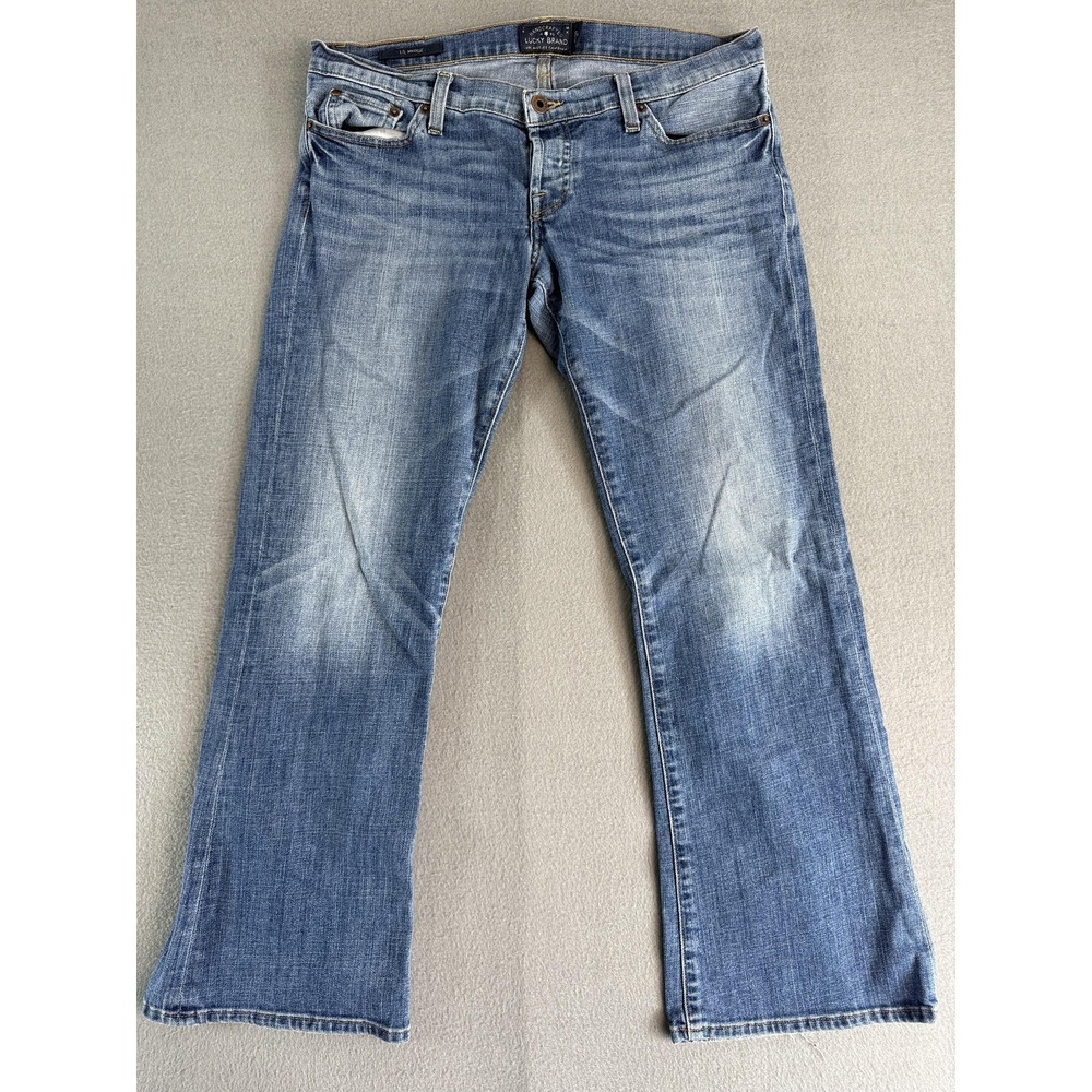 Lucky Brand Lil Maggie Jeans Womens 10/30 Medium Blue Low Rise Bootcut Denim
